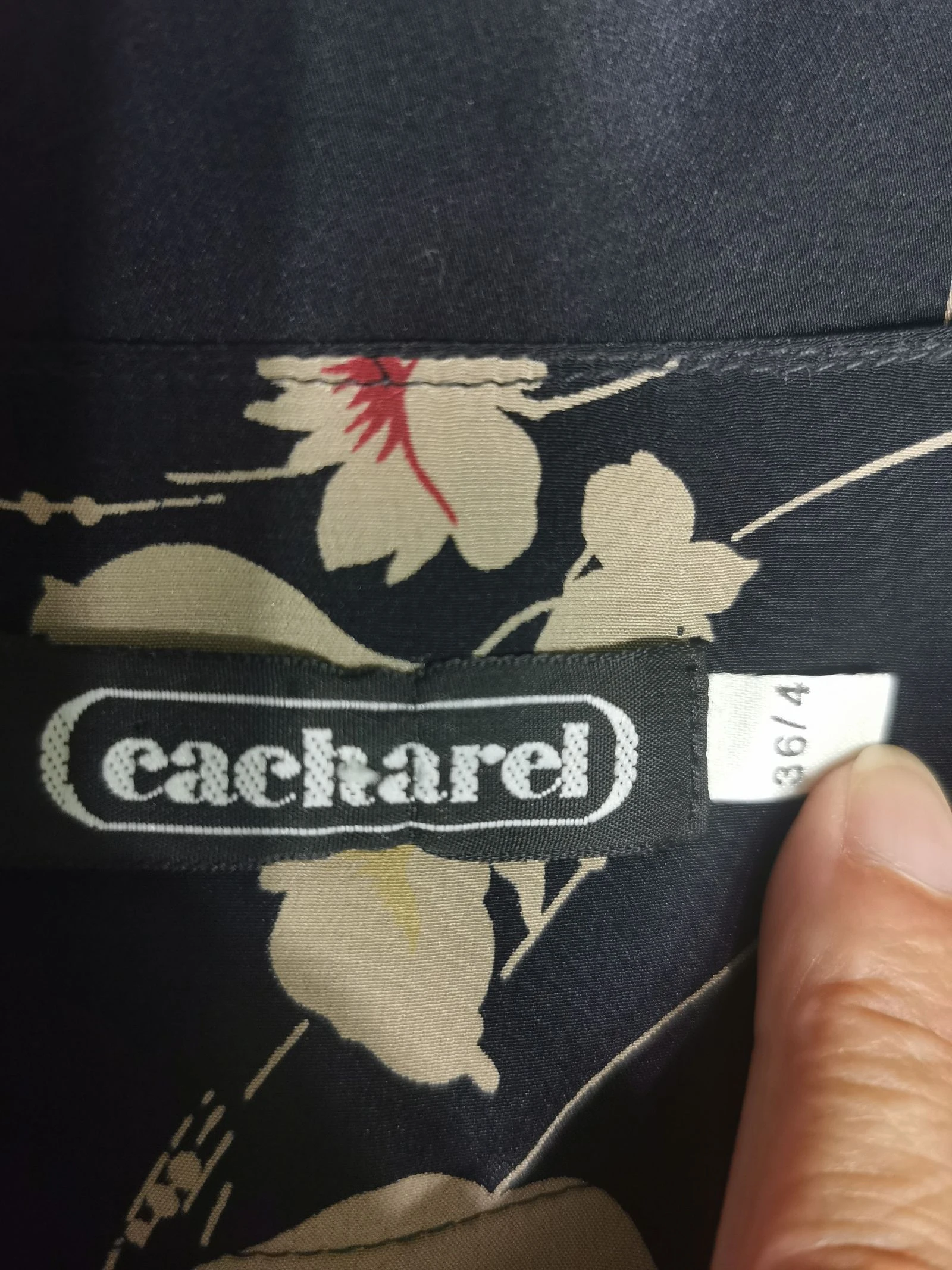 Saia Cacharel 100% seda tamanho 36 – photo 7